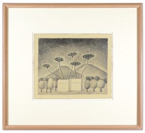 河原朝生「自筆画　失題」
