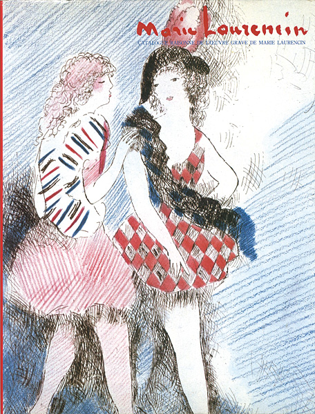 “MARIE LAURENCIN CATAROGUE RAISONNE DE L'OEUVRE GRAVE” ダニエル・マルシェッソー編著