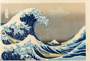 Thirty-Six Views of Mt. Fuji / The Great Wave off the Coast of Kanagawa 【Reproduction】