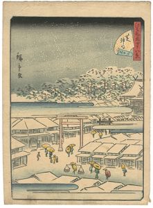 広重二代「江戸名所四十八景　三十二　芝神明」