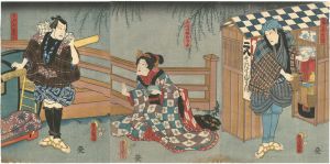 豊国三代「当秋八幡祭」