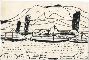 菅野圭介「自筆画稿」