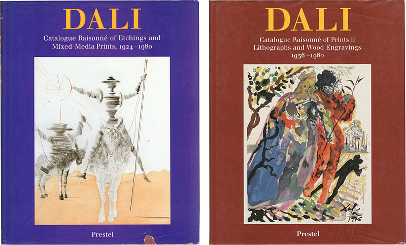 「[英]サルバドール・ダリ 版画レゾネ 全2冊」Ralf Michler/Lutz W.Lopsinger