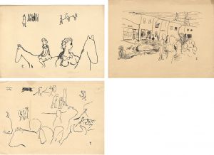 杢田たけを「自筆画稿」