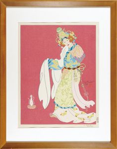 Paul Jacoulet	 / Tragedienne, Manchukuo
