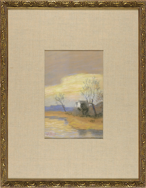 矢崎千代二「自筆画　風景」