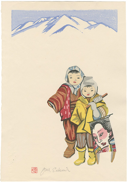 関野凖一郎「八甲田山と凧」