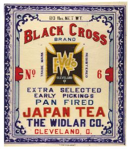 輸出茶箱用蘭字ラベル