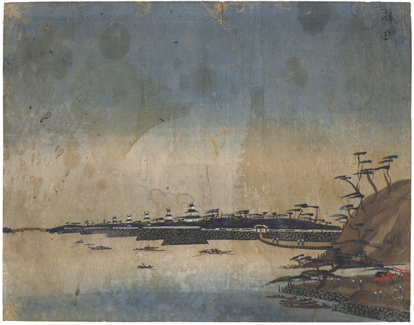 作者不詳「泥絵　瀬田」
