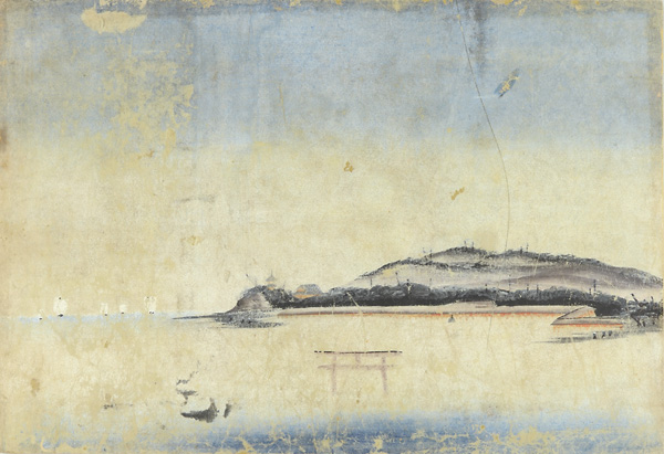 作者不詳「泥絵　安芸の宮島」