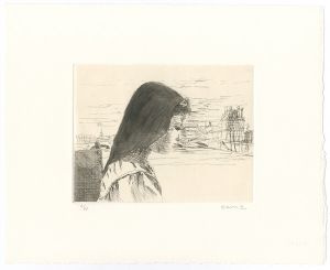 大津英敏「作品（少女の図）」