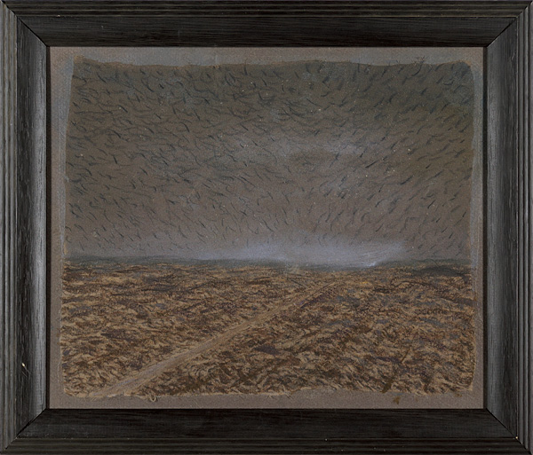 藤山ハン「自筆画 オーヴェール・土塊れの丘」