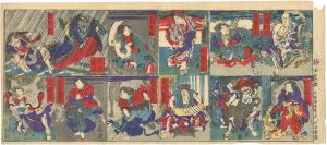 小信「おもちゃ絵 歌舞伎（仮題）」