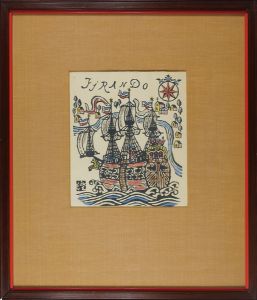 川上澄生「蛮船・FIRANDO」