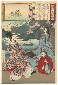 東錦昼夜競　藤原朝臣成通