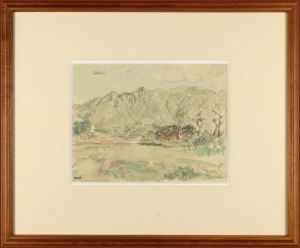 Onchi Koshiro / Painting : View of Beijing
