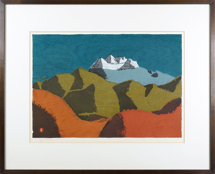 畦地梅太郎「裏石鎚山」