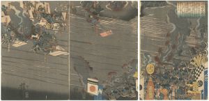 芳虎「武田上杉時田合戦之図」