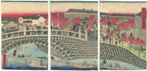 芳虎「東京名所京橋之図」
