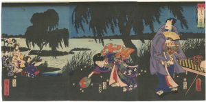 山城宇治川蛍狩之図