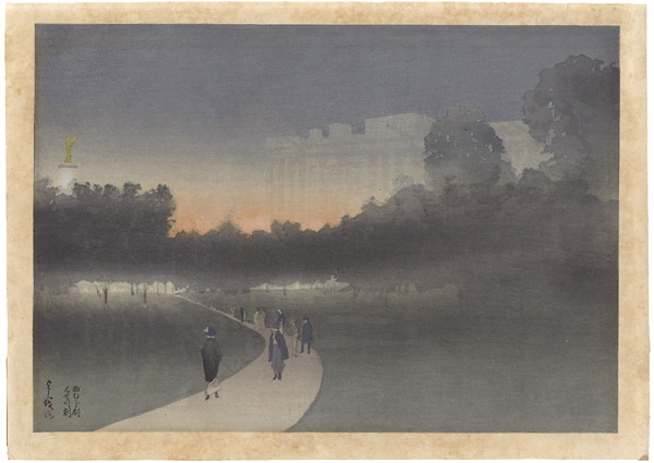 Makino Yoshio “Buckingham Palace with Green Park”