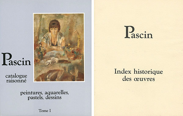 “Pascin Catalogue raisonne Tome1” Yves Hemin／Guy Krohg／Klaus Perls／Abel Rambert