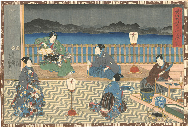 豊国三代「其姿紫の写絵 三十六」