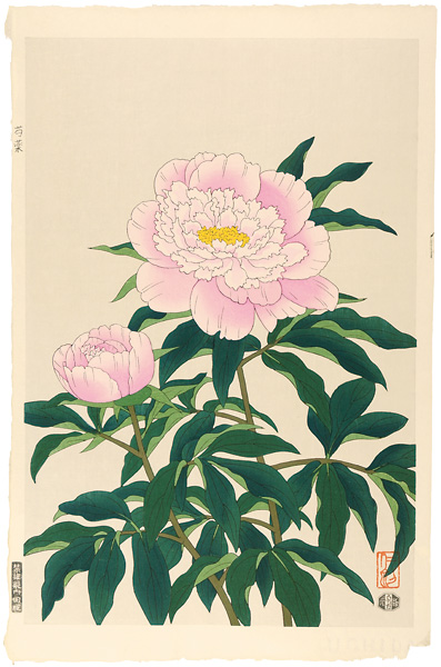 伊藤仁三郎「芍薬」