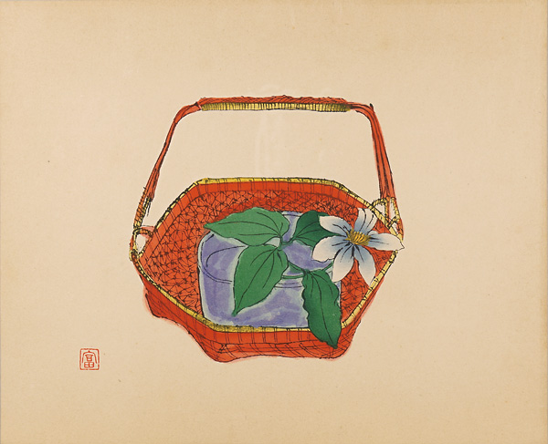 富本憲吉「鉄線花」