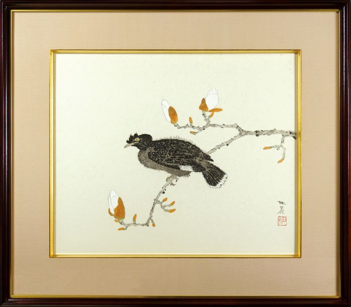小杉放菴「花鳥画」