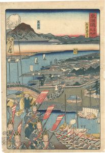 東海道名所之内　兵庫築嶋寺