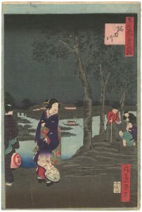 東京名所三十六戯撰　隅田川
