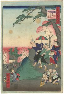 東京名所三十六戯撰　日暮し乃里