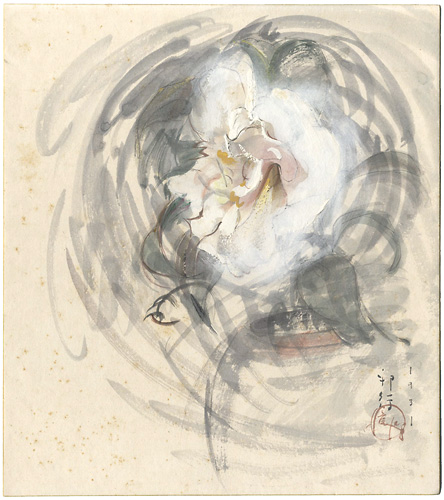 瀧澤邦行「自筆色紙」