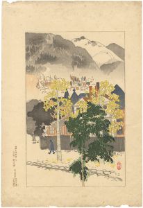 野田九甫「阪神名勝図絵　（13）三ノ宮」