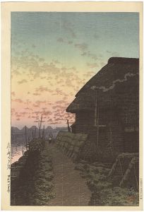 森ケ崎の夕陽