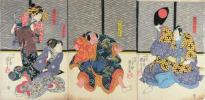 国芳「一谷武者画土産」