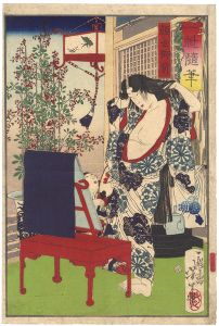 芳年「一魁随筆　顔世御前」