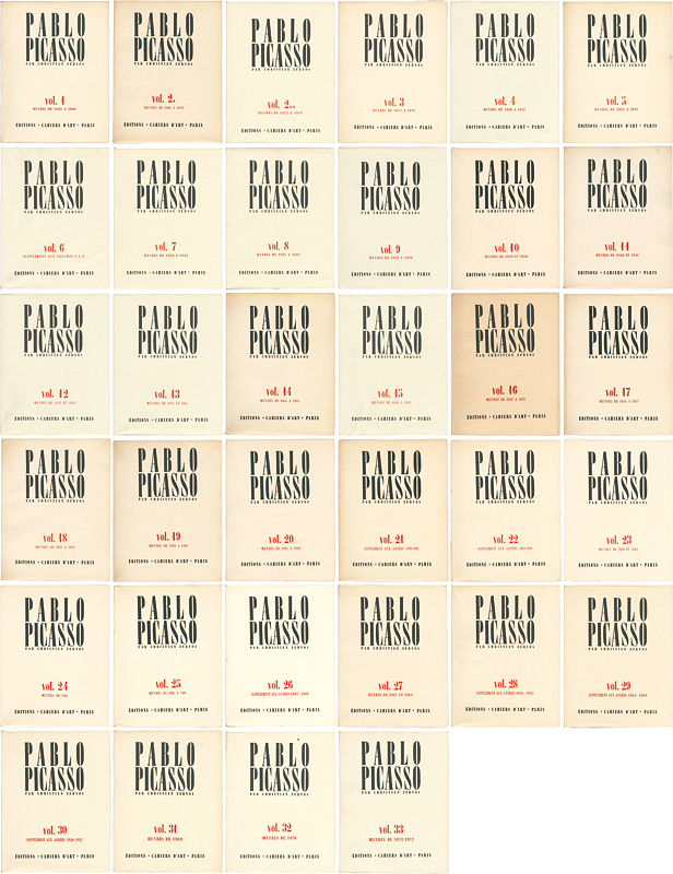“PABLO PICASSO PAR CHRISTIAN ZERVOS：CAHIERS D'ART” クリスチャン・ゼルヴォス編