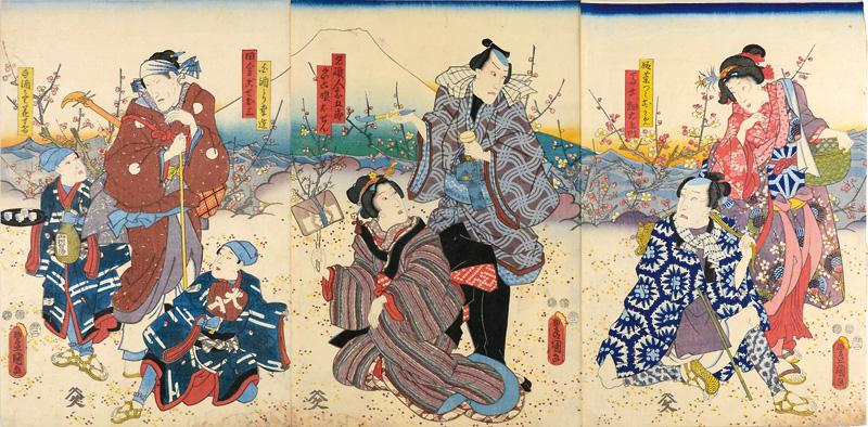 豊国三代「当叶東錦絵」