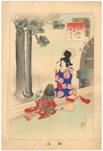 春汀「風俗通　納涼」
