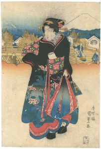 国貞初代「美人図」