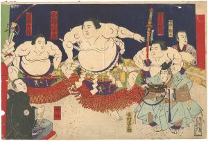 相撲絵　小錦八十吉