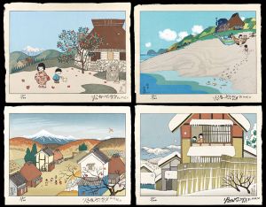 谷内六郎「木版画集　幼な心の四季」