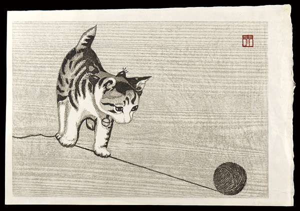 青山正治「猫（仮題）」
