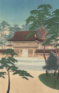 川面義雄（根来莱山）「明治神宮」
