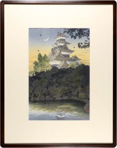 笠松紫浪「信州松本城」