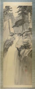 Yoshida Hiroshi / Scroll Painting : Waterfall