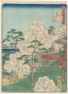 広重二代「江戸名所四十八景　十　上野清水堂　」