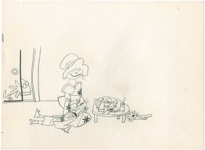 おおば比呂司「自筆画稿」